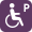 アイコン：障害者用駐車場
