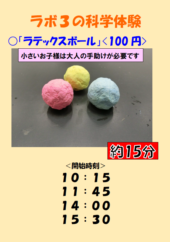画像：ラボ3タイムスケジュール