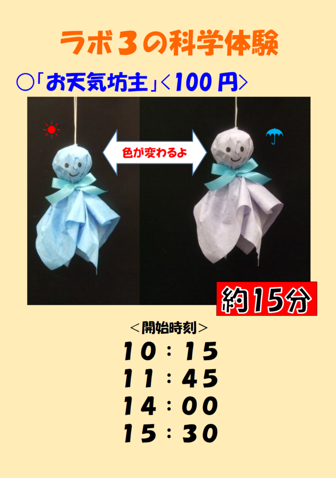 画像：ラボ3タイムスケジュール