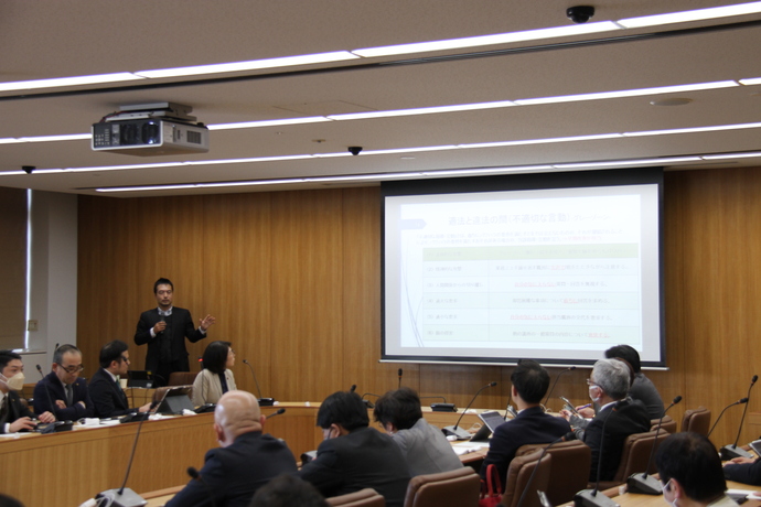 写真：議員研修会の様子