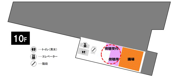 図：10階フロアマップ