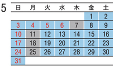 2026年5月カレンダー画像