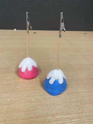 富士山カードスタンド画像