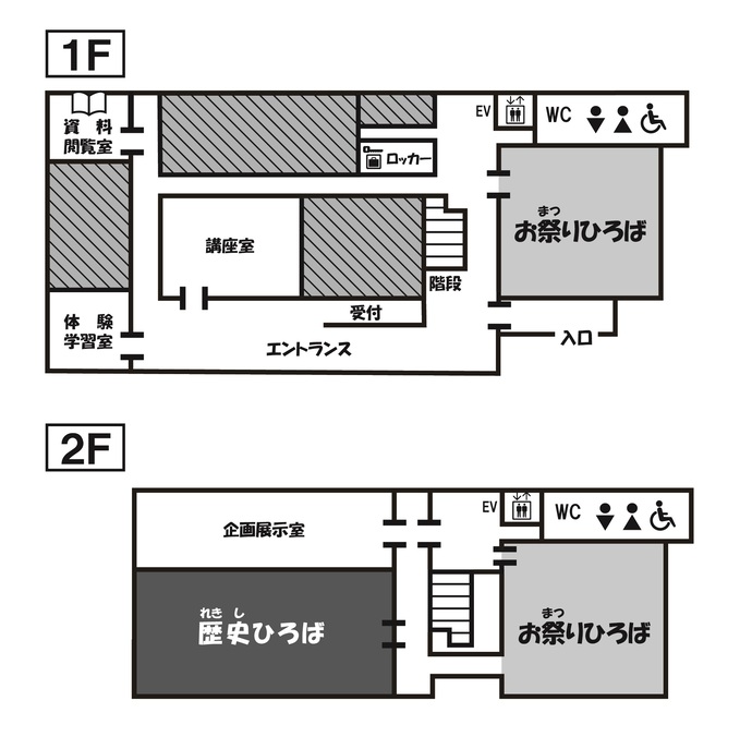 イラスト：館内図