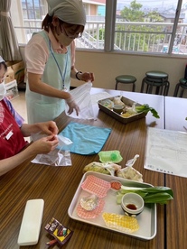 栄養実習の様子