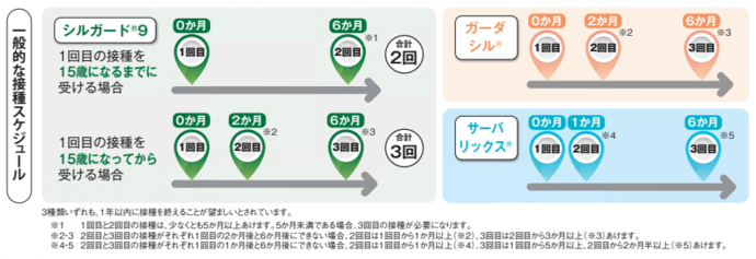 標準的なスケジュール