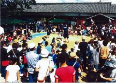 写真:相撲大会の様子
