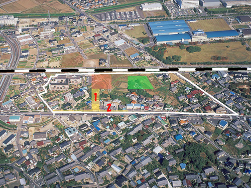 写真：野田北部地区航空写真