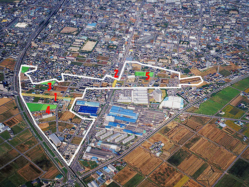 写真：写真：刈谷野田南第一地区航空写真