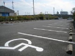 写真：駐車場（斎場用）