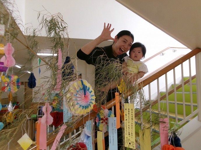 たなばた写真（0歳児）