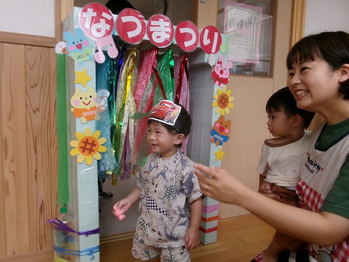 夏まつり写真（1歳児）