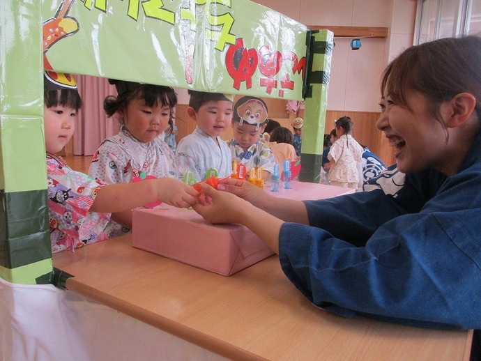 夏まつり写真（2歳児）