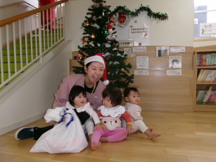 クリスマス写真（0歳児）