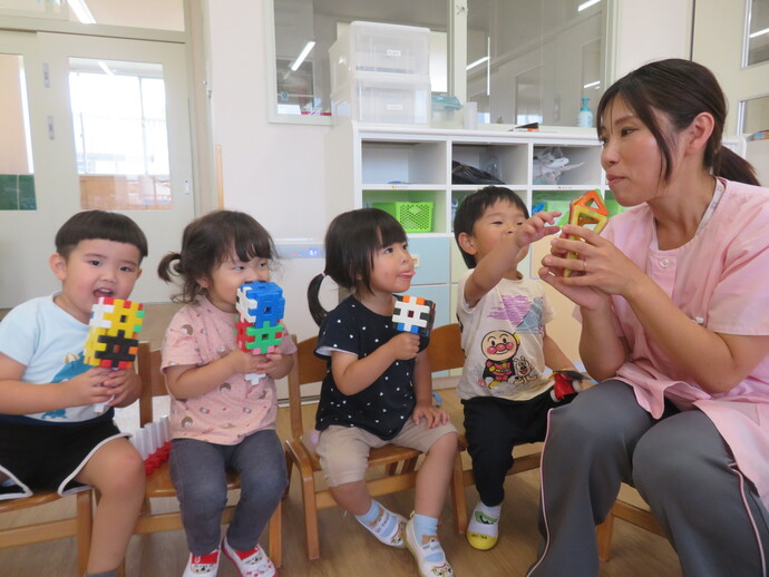 【2歳児】見立て遊びの写真