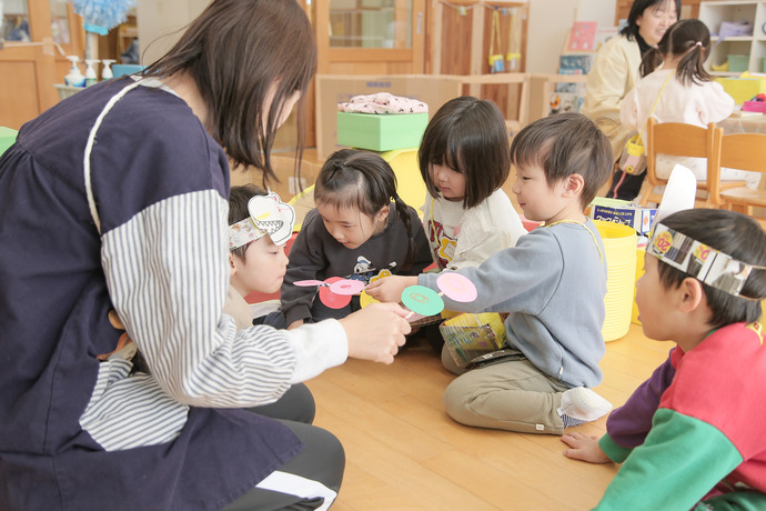 写真：3歳児　室内の様子