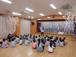 写真：七夕まつり会の様子