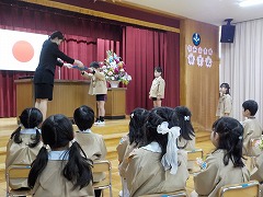 写真：生活発表会の様子