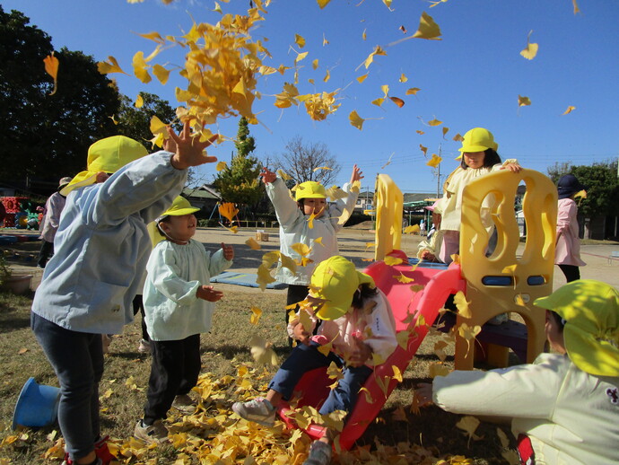 写真：かけっこの様子
