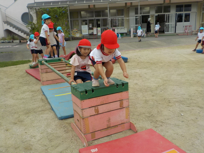 写真：なりきり遊びの様子