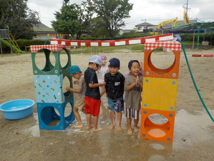 写真：浸し初めの様子