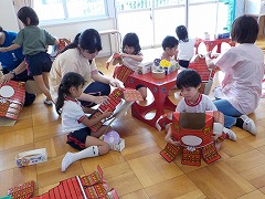 写真：縁日遊びの様子