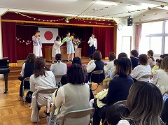 写真：入園式の様子