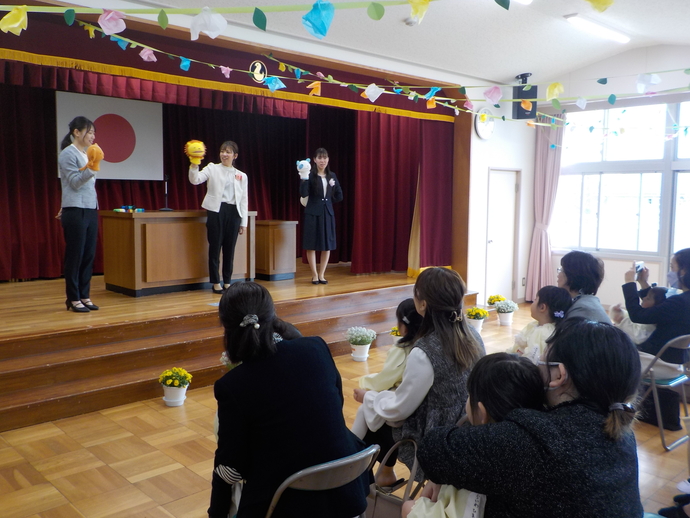 写真:入園式の様子