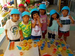 写真:年長児 いろみず