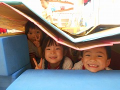 写真：年中児　ごっこ遊びの様子