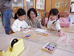 祖父母参観の写真