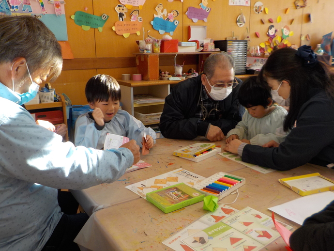 祖父母参観の写真