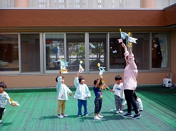 写真：年少児　こどもの日