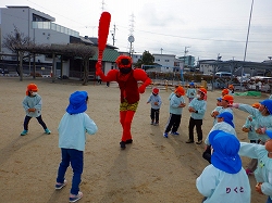 写真：年長児　節分