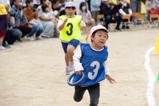 写真:運動会5歳児の様子