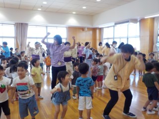 誕生会の写真