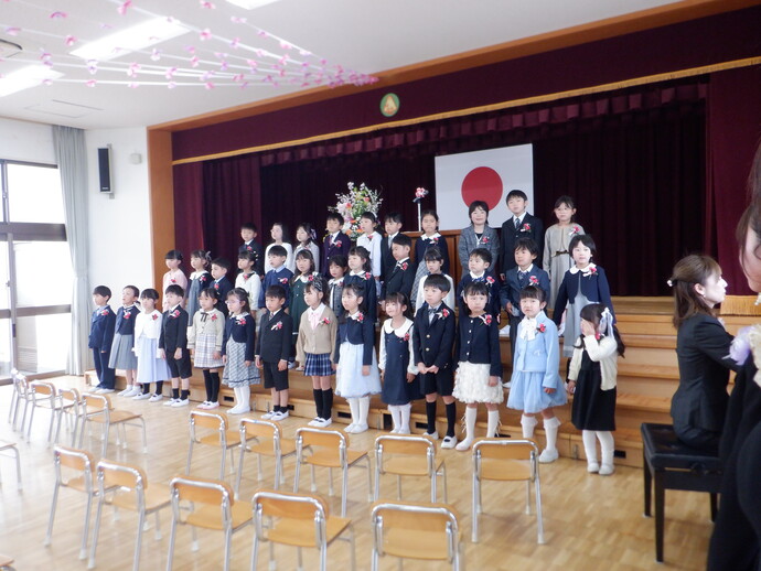 写真：修了式