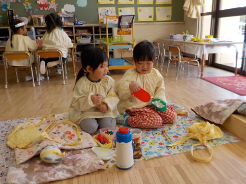 写真：年少児　おうち