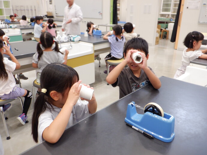 写真：年長 科学体験教室