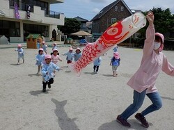 3歳児　こどもの日の様子