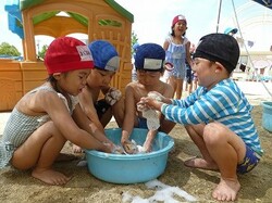 水遊び