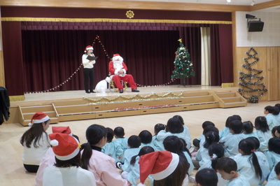 写真：クリスマス会の様子