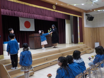 写真:修了式の様子