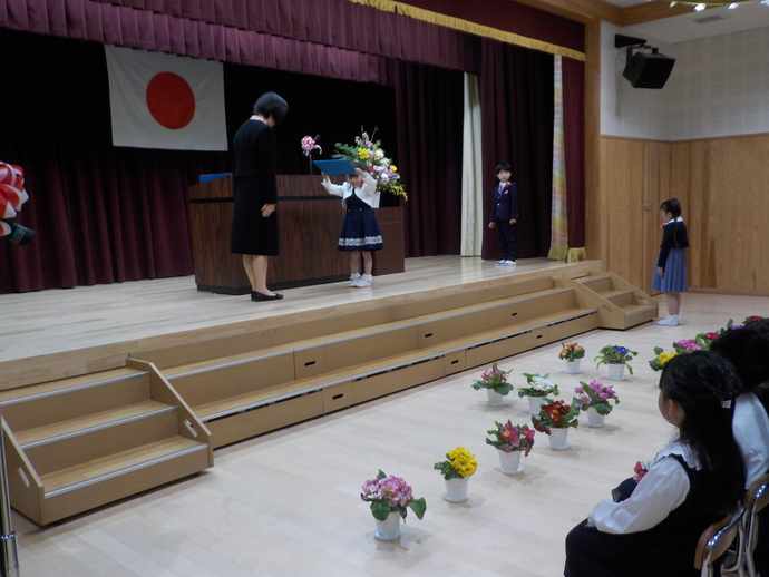 写真：修了式の様子