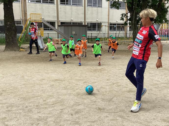 写真：サッカーの様子