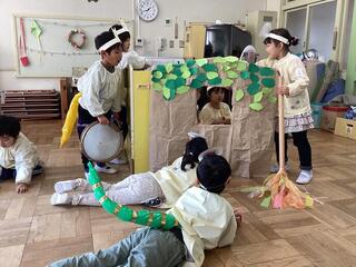 写真：劇ごっこ