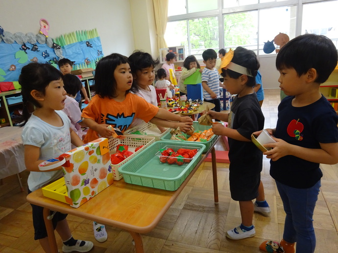 写真：おみせ屋さんの様子