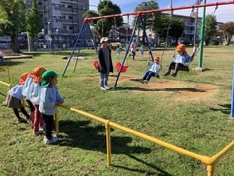 遠足の様子