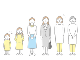 女性のライフステージ