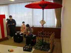 お茶席(華道)